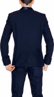Blue Polyester Blazer 4