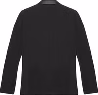 Black Polyester Blazer 2