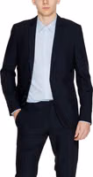 Black Polyester Blazer 3