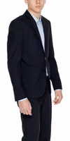 Black Polyester Blazer 4