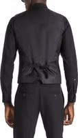 Black Polyester Waistcoat 4
