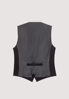 Black Polyester Waistcoat 5