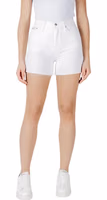 White Cotton Shorts 1