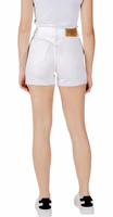 White Cotton Shorts 2