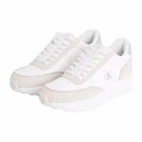 Beige Leather Athletic Sneakers 3