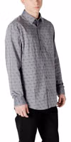 Gray Cotton Dress Shirt 3