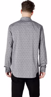 Gray Cotton Dress Shirt 4