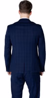 Blue Polyester Blazer 2
