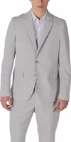 Gray Polyester Blazer 1