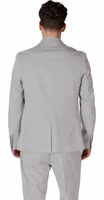 Gray Polyester Blazer 2