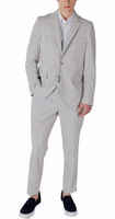 Gray Polyester Blazer 3