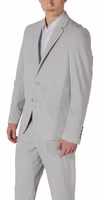 Gray Polyester Blazer 4