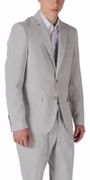 Gray Polyester Blazer 5
