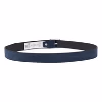 Blue Leather Regular Belt 2