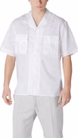 White Lyocell Shortsleeve Shirt 1