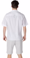 White Lyocell Shortsleeve Shirt 2
