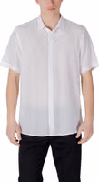 White Lyocell Shortsleeve Shirt 1