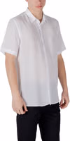 White Lyocell Shortsleeve Shirt 3