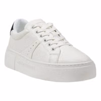 Black Polyester Chunky Sneakers 2