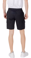 Black Cotton Bermuda Shorts 2
