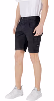 Black Cotton Bermuda Shorts 3