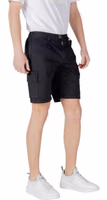 Black Cotton Bermuda Shorts 4