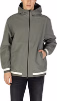 Green Polyester Shell Jacket 1