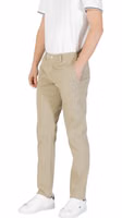 Bicolor Cotton Casual Pants 3