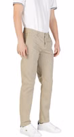 Bicolor Cotton Casual Pants 4