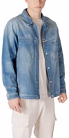 Light Blue Cotton Denim Jacket 3