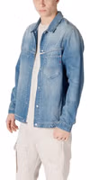 Light Blue Cotton Denim Jacket 4