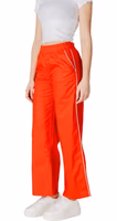 Red Cotton Casual Pants 3