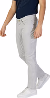 Gray Cotton Skinny Pants 2