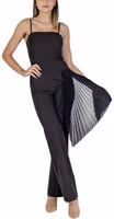 Black Polyester Rompers 1