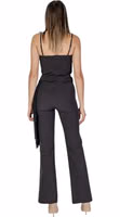 Black Polyester Rompers 5