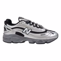 Silver Synthetic Athletic Sneakers 1