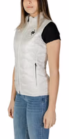 White Polyamide Sleeveless Jacket 2