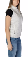 White Polyamide Sleeveless Jacket 4