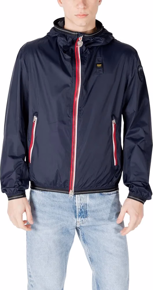 Blue Polyamide Shell Jacket