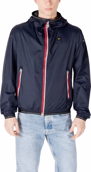 Blue Polyamide Shell Jacket