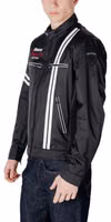 Black Polyamide Biker Jacket 3