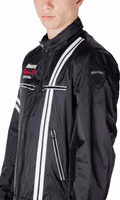 Black Polyamide Biker Jacket 5
