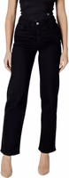 Black Cotton Relaxed Fit Jeans 1