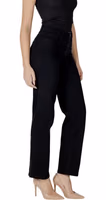 Black Cotton Relaxed Fit Jeans 4