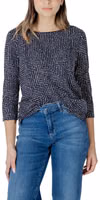 Blue Viscose Long Sleeve T-Shirt 5
