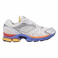 White Synthetic Athletic Sneakers 1