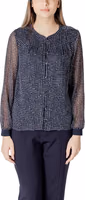 Blue Polyester Blouse 1