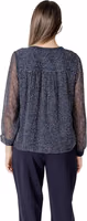 Blue Polyester Blouse 2