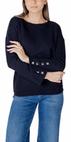 Blue Polyester Sweatshirt 5