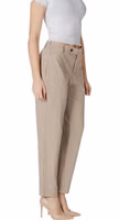 Beige Viscose Pants 4
